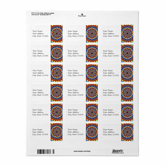 Vlamring Etiket (Full Sheet)