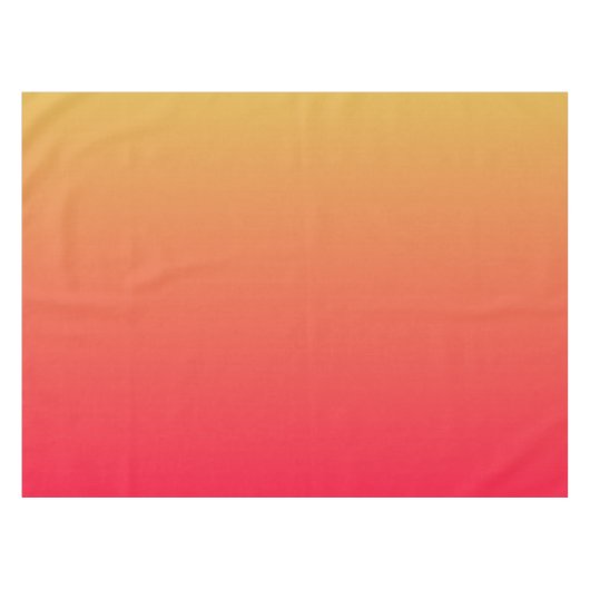 Vlamrood en geel ombre tafelkleed (Voorkant (Horizontaal))