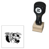Vlams liefde  rubberstempel (Gestempeld)
