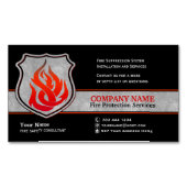 Vlamscherm brandbeveiliging magnetisch visitekaartje (Voorkant)