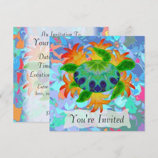 Vlamschildpaduitvindingen Kaart (Voorkant / Achterkant)