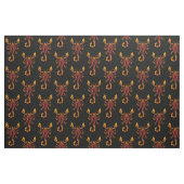 vlamschorpioenpatroon stof (Fat Quarter)