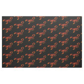 vlamschorpioenpatroonweefsel stof (Fat Quarter)