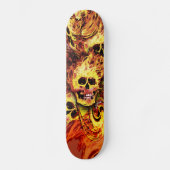 Vlamskulls Skateboard (Voorkant)