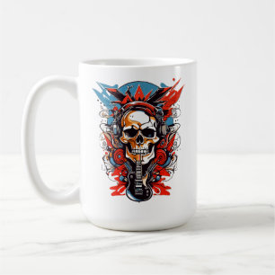 Vlamstorm barst uit schaduw en geluid T-Shirt Koffiemok