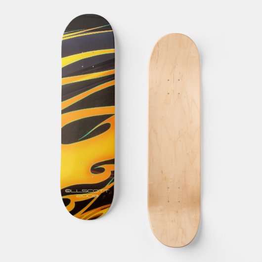 Vlamt Skateboard Design (Voorkant)