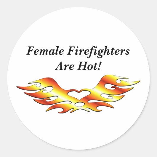 VlamTattoo Ronde Sticker (Voorkant)