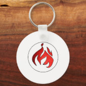Vlamtuft van Hot Water Music Sleutelhanger (Voorkant)
