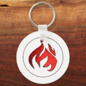 Vlamtuft van Hot Water Music Sleutelhanger (Voorkant)