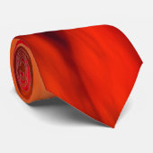Vlamvlam Abstract Stropdas (Opgerold)