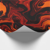 Vlamvlam, vuur, Abstract Cadeaupapier (Hoek)