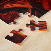 Vlamvlam, vuur, Abstract Legpuzzel (Zijkant)
