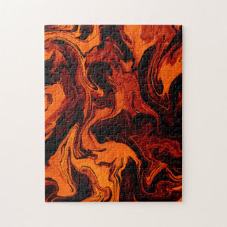 Vlamvlam, vuur, Abstract Legpuzzel