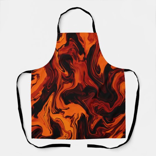 Vlamvlam, vuur, Abstract Schort (Voorkant)