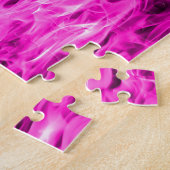 Vlamvlammen, brandwerende producten en kleding voo legpuzzel (Zijkant)