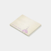 Vlamvogels in liefde en roodheid post-it® notes (Schuin)