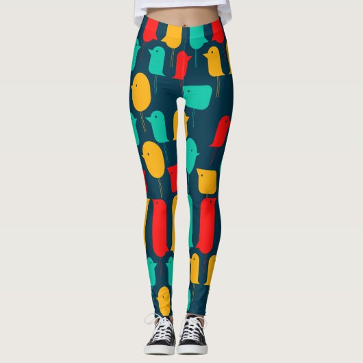 Vlamvogels Leggings (Voorkant)