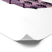 Vlamvrouw met bloem, poster (Hoek)