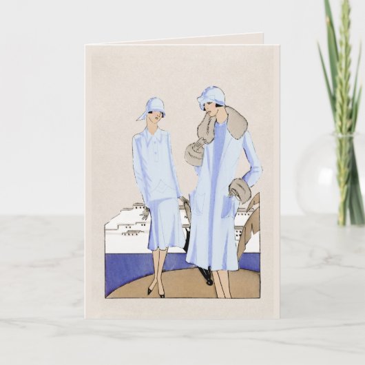 Vlamvrouwen Feestdagen Kaart (Voorkant)