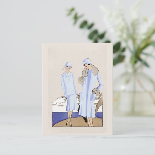 Vlamvrouwen Feestdagenkaart (Staand voorkant)