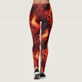 vlamvuurpatroon leggings (Achterkant)