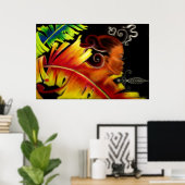 Vlamwater II Poster (Thuiskantoor)