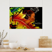 Vlamwater II Poster (Keuken)