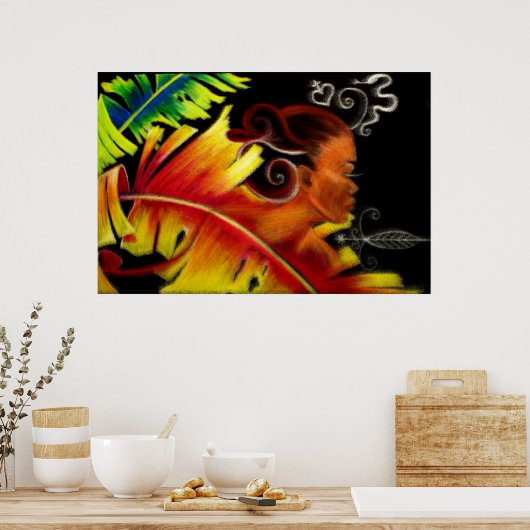 Vlamwater II Poster (Keuken)