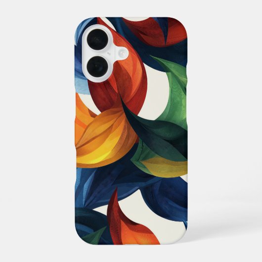 vlamwerveling iPhone 16 hoesje (Achterkant)
