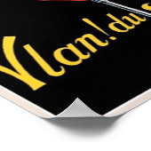 "Vlan du Berni"  Poster voor wijnreclame (Hoek)