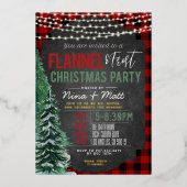 Vlannel en de Eerste Kerstdag Uitnodiging (Voorkant)