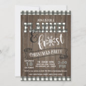 Vlannel en de Eerste Kerstdag Uitnodiging Wit/W (Voorkant)