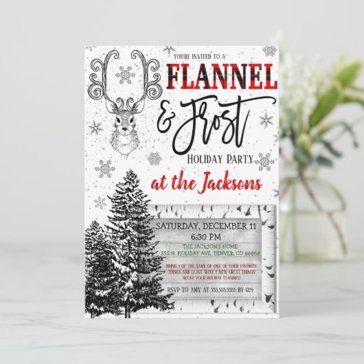 Vlannel en de Uitnodiging van de Bevroren Partij (Staand voorkant)