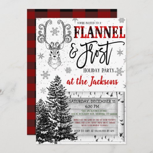 Vlannel en de Uitnodiging van de Bevroren Partij (Voorkant / Achterkant)