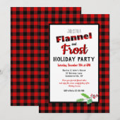 Vlannel en Frost Holiday Kaart (Voorkant / Achterkant)