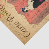 Vlapper Vrouw in het zwart Ventilator Frans Tissuepapier (Detail)