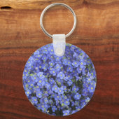 Vlasbloemen in Longwood Gardens, Pennsylvania Sleutelhanger (Voorkant)