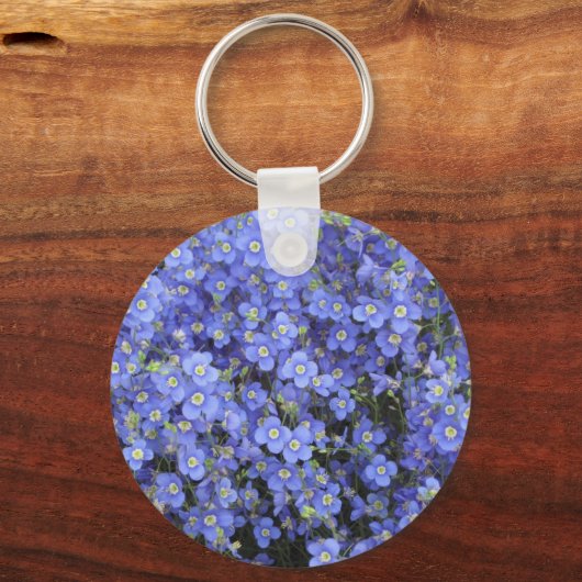 Vlasbloemen in Longwood Gardens, Pennsylvania Sleutelhanger (Voorkant)