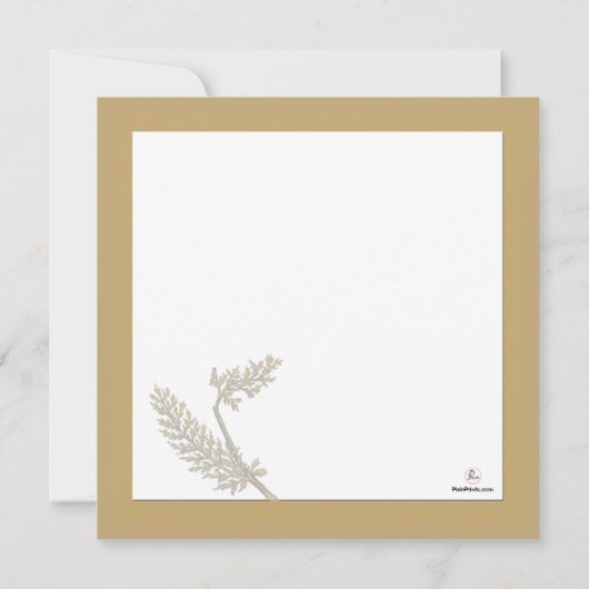 Vlasmarkt Vierkant Uitnodiging (Achterkant)