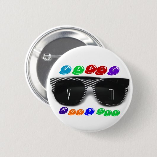 Vlast Mooskee Shades Button (Voorkant /achterkant)