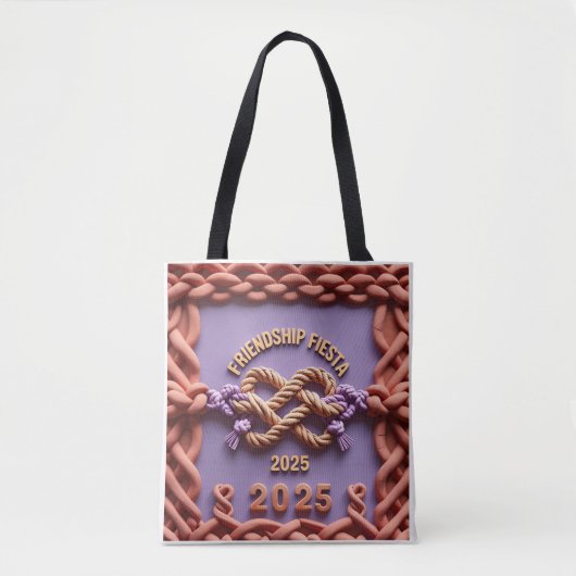 Vlecht Fiesta Tote Bag (Voorkant)