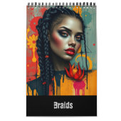 Vlechten Fantasy Moderne Kunst Kalender (Hoes)