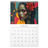 Vlechten Fantasy Moderne Kunst Kalender (Mar 2026)