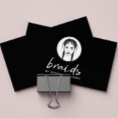 Vlechten Haar Stylist Modern Minimaal Visitekaartje