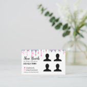 Vlechtfoto Visitekaartje (Staand voorkant)