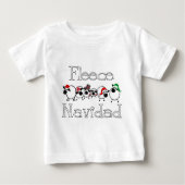 Vleece Navidad Funny Kerstkleding (Voorkant)