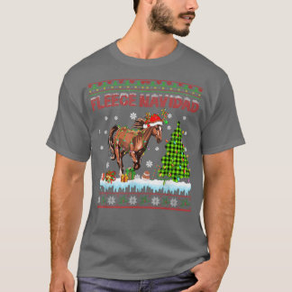 Vleece Navidad Kerstlicht Sweater Santa Rein T-shirt