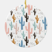 Vleece Navidad Llama Kerstmis Keramisch Ornament (Achterkant)