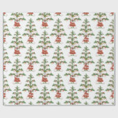 Vleece Navidad Sheep kerstboom Cadeaupapier (Vlak)