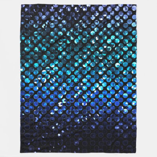 Vleekband Crystal Bling Straat Fleece Deken (Voorkant)